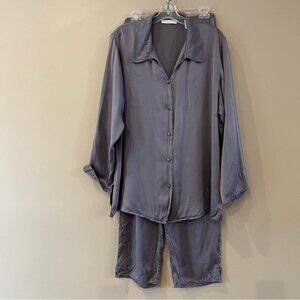 100% Silk Valerie Stevens Pajama Set